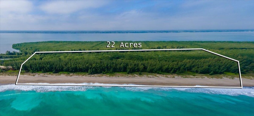 Spectacular 1000'+ of pristine and unspoiled of direct - Beach Acreage for sale in Hutchinson Island, Florida on Beachhouse.com