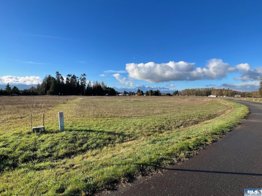 Prime 1 acre building lot with Olympic Mountain View and paved - Beach Lot for sale in Sequim, Washington on Beachhouse.com