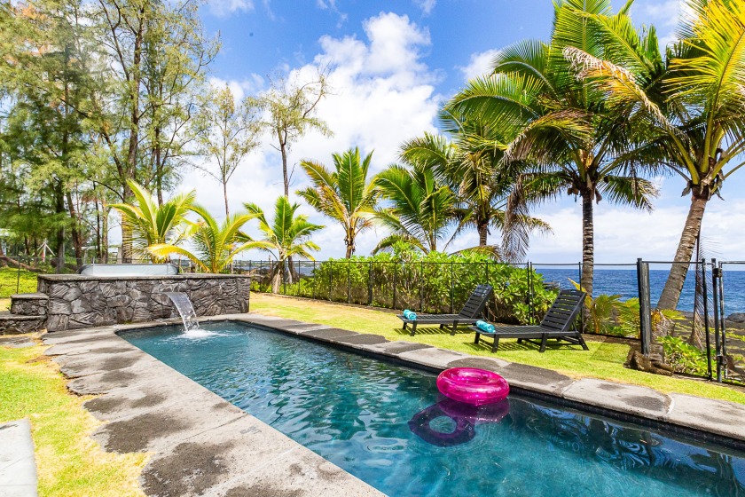 Hale Mar - Gorgeous Oceanfront Home with Private Pool & Hot - Beach Vacation Rentals in Keaau, Hawaii on Beachhouse.com
