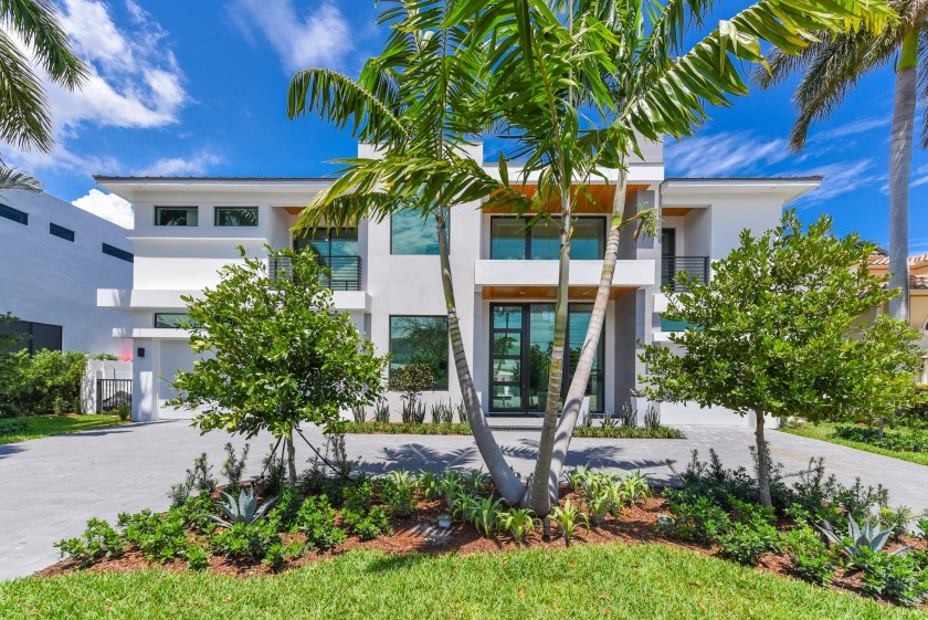 Brand new  contemporary home in Harbour East, built by River - Beach Home for sale in Boca Raton, Florida on Beachhouse.com
