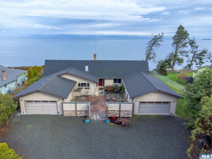 Enjoy unobstructed saltwater views from this premiere - Beach Home for sale in Port Angeles, Washington on Beachhouse.com