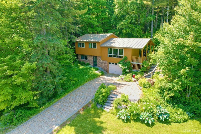 One-of-a-Kind Home with Stunning Lake Views and Trail Access! - Beach Home for sale in Houghton, Michigan on Beachhouse.com