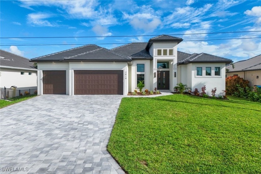 Welcome to this brand new construction, gulf access home in SW - Beach Home for sale in Cape Coral, Florida on Beachhouse.com