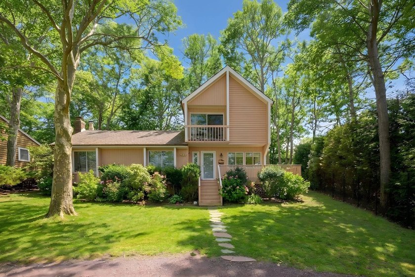 Sited in a private beachfront community and across the street - Beach Home for sale in Southampton, New York on Beachhouse.com