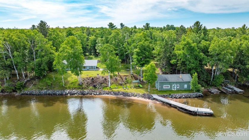 Talk about a rare find on Huron Bay! This beautifully updated 3 - Beach Home for sale in Skanee, Michigan on Beachhouse.com