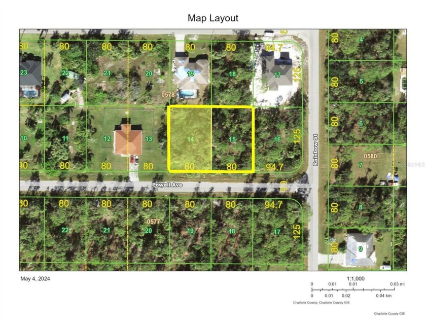 Hard to find double lot is now available! These two adjacent - Beach Lot for sale in Port Charlotte, Florida on Beachhouse.com