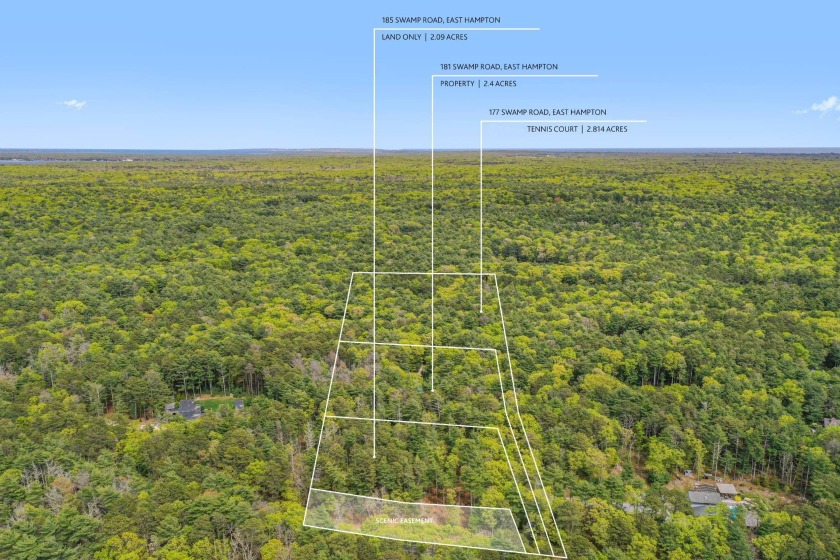 An exceptional opportunity to own three contiguous parcels of - Beach Acreage for sale in East Hampton, New York on Beachhouse.com