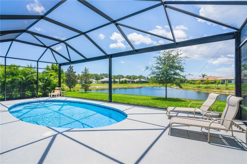 This newly built, elegant pool home backs to a serene lake - Beach Home for sale in Vero Beach, Florida on Beachhouse.com