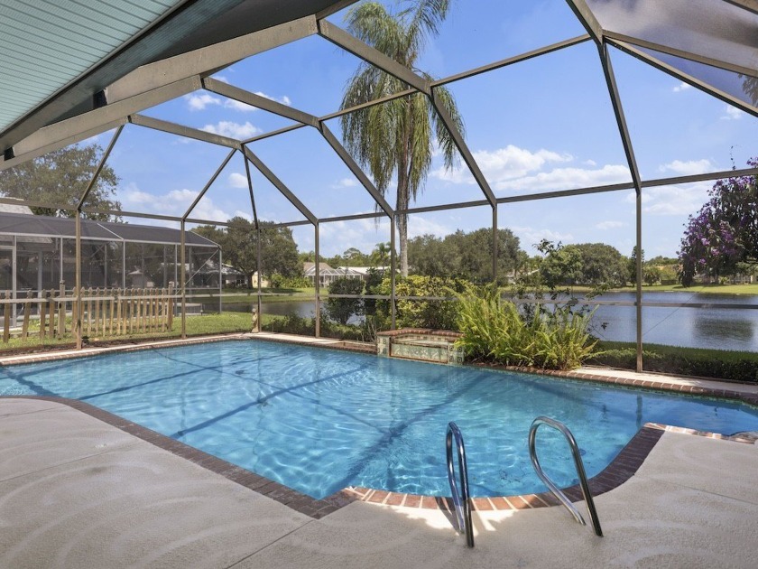 Spacious Concrete block pool home overlooking the lake in - Beach Home for sale in Melbourne, Florida on Beachhouse.com