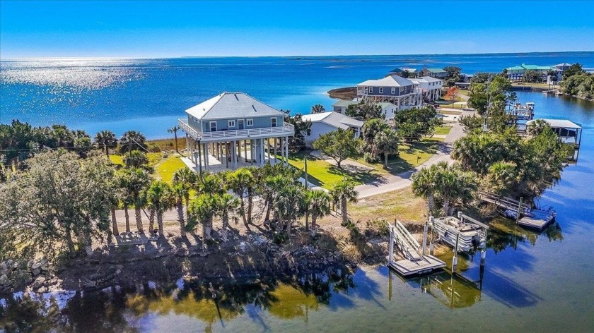 Best of both worlds with this 2024 built gulf front home. With - Beach Home for sale in Crawfordville, Florida on Beachhouse.com