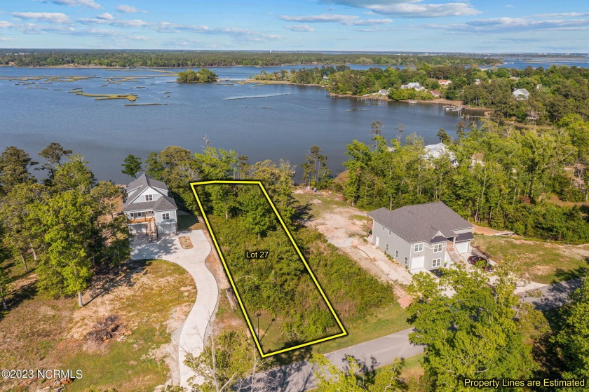 Spectacular views from this WATERFRONT .77-acre parcel!! Located - Beach Lot for sale in Hubert, North Carolina on Beachhouse.com