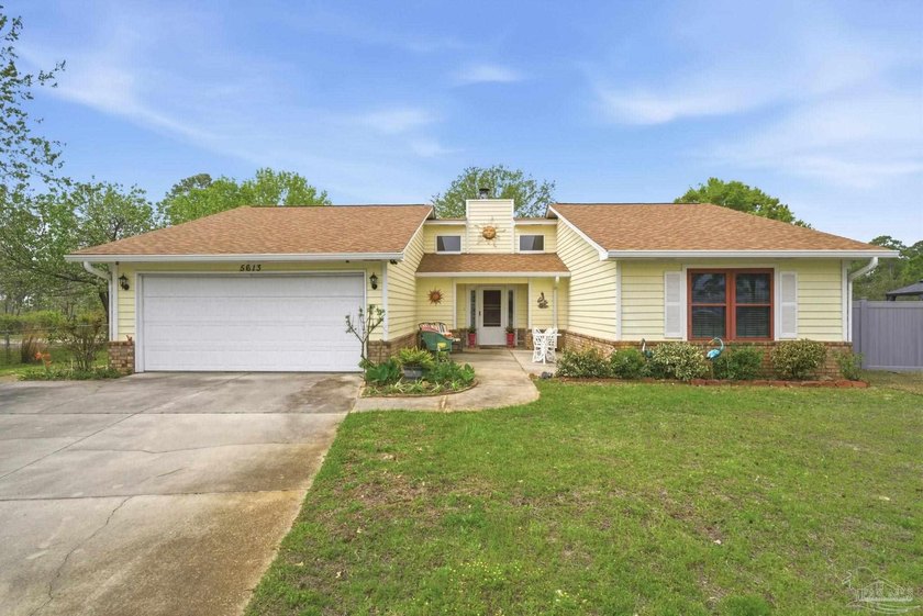 Private cul-de-sac retreat on two oversized lots - one lot - Beach Home for sale in Pensacola, Florida on Beachhouse.com