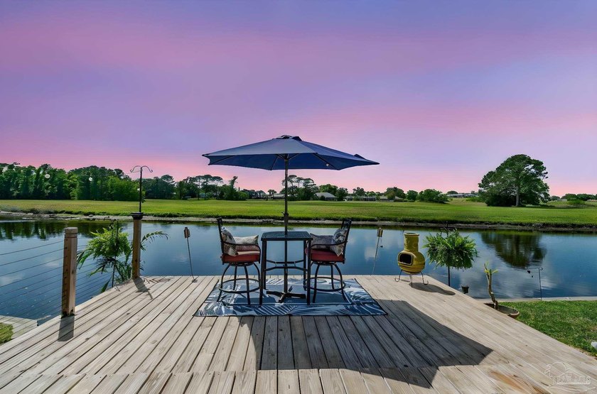 This beautifully updated 2 bedroom 2 bath canal front patio home - Beach Home for sale in Gulf Breeze, Florida on Beachhouse.com