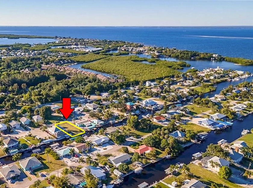 This 60x100ft vacant waterfront lot is located on a 50'-wide - Beach Lot for sale in Bokeelia, Florida on Beachhouse.com