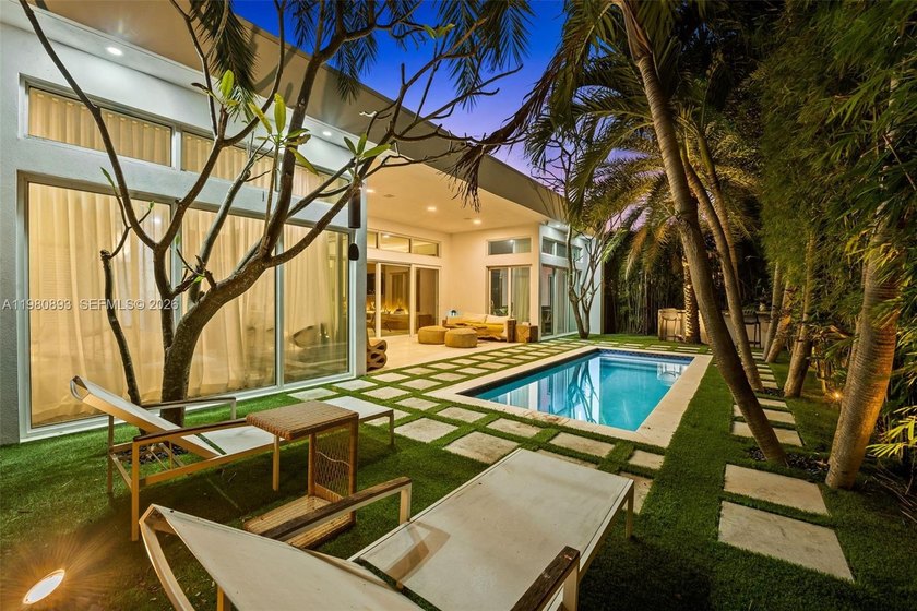 Renovated Mid-Century residence in the heart of Mid Beach - Beach Home for sale in Miami Beach, Florida on Beachhouse.com