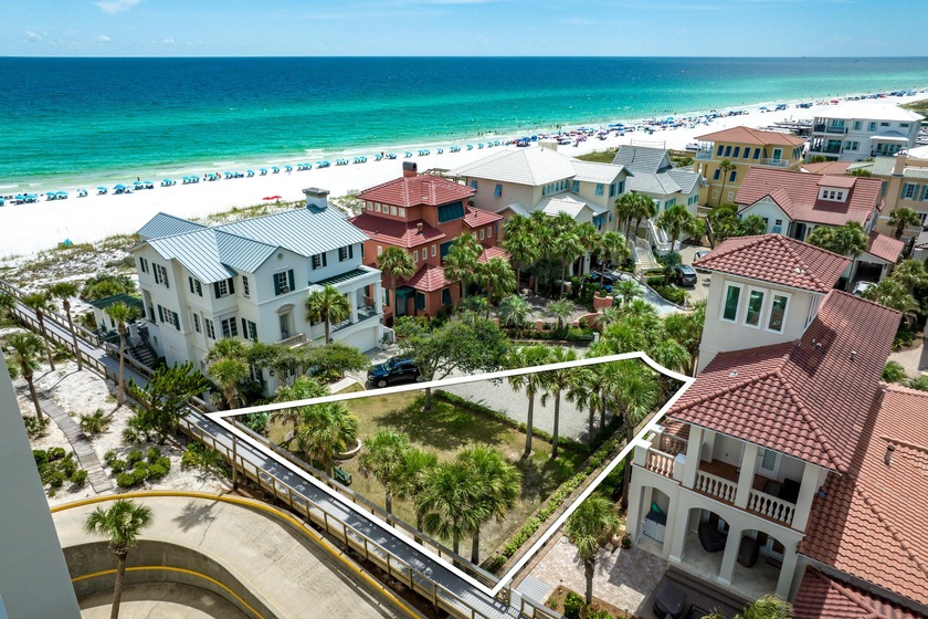 Prime Lot in Exclusive Gated Community with Gulf Views + Private - Beach Lot for sale in Miramar Beach, Florida on Beachhouse.com