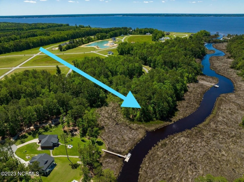 LAST remaining creekfront homesite in AP approved for a power - Beach Lot for sale in Minnesott Beach, North Carolina on Beachhouse.com