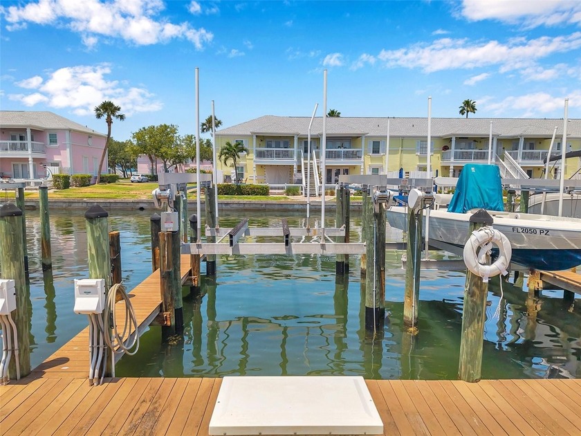 Deeded Boat Slip #114SS with 13,000 lb lift available for sale - Beach Condo for sale in St. Petersburg, Florida on Beachhouse.com