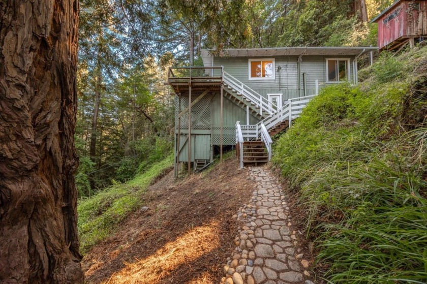 Nestled among the towering redwoods, this serene home offers a - Beach Home for sale in Felton, California on Beachhouse.com