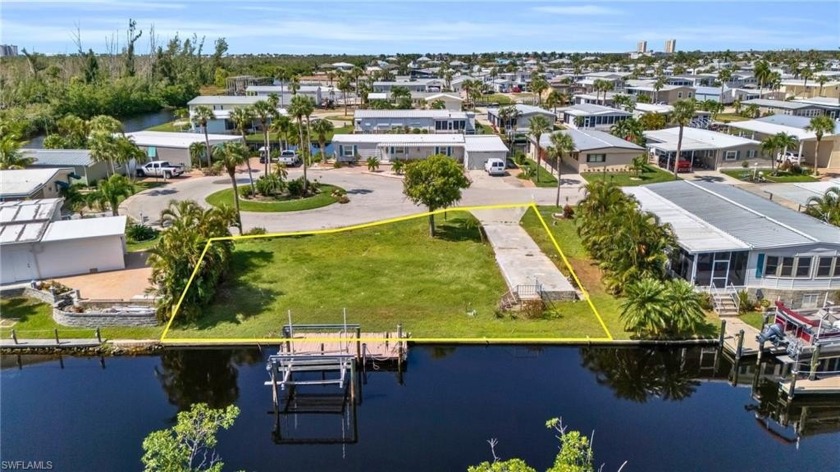 Waterfront Lot with 80 ft Canal Frontage in Bayside Estates - Beach Lot for sale in Fort Myers Beach, Florida on Beachhouse.com