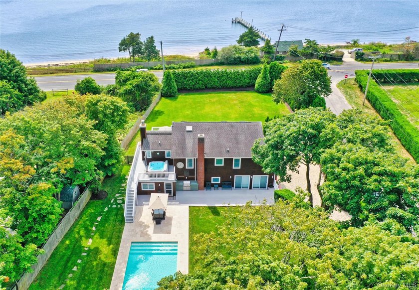 Waterview Post Modern House located across the street from - Beach Home for sale in Hampton Bays, New York on Beachhouse.com