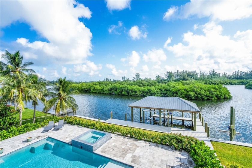 Custom-built in 2024, this riverfront home sits on a private - Beach Home for sale in Vero Beach, Florida on Beachhouse.com