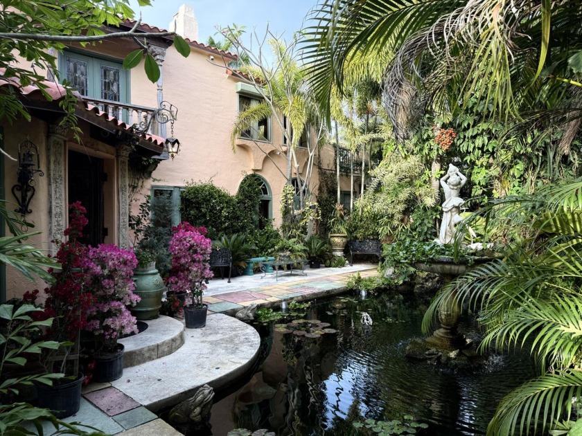 George and Ernestine Bensel commissioned this Spanish Colonial - Beach Home for sale in West Palm Beach, Florida on Beachhouse.com