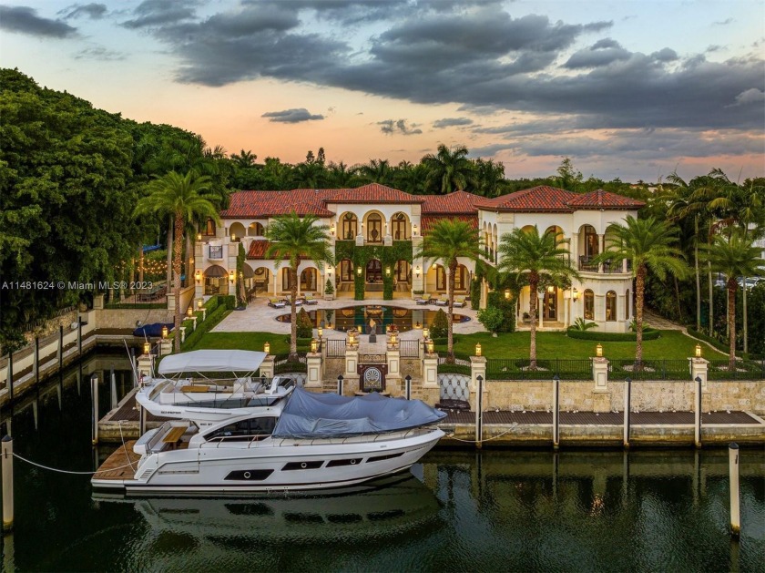 Stunning Mediterranean-style estate situated on prestigious - Beach Home for sale in Coral Gables, Florida on Beachhouse.com