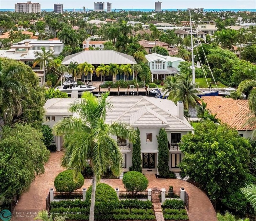 Discover this exquisite Georgian-inspired estate in prestigious - Beach Home for sale in Fort Lauderdale, Florida on Beachhouse.com