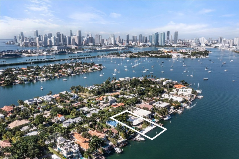 Premier WIDE BAYFRONT property (double lot) with 120' of linear - Beach Lot for sale in Miami Beach, Florida on Beachhouse.com