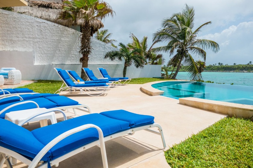 Extraordinary oceanfront villa in Akumal, overlooking beautiful - Beach Vacation Rentals in Akumal, Quintana Roo on Beachhouse.com