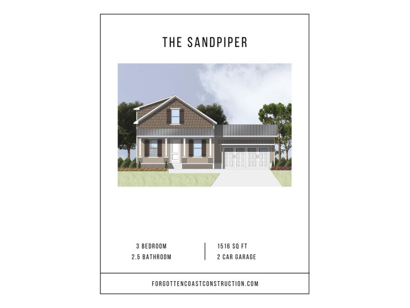 Proposed New Construction.  Discover your ideal coastal retreat - Beach Home for sale in Carabelle, Florida on Beachhouse.com