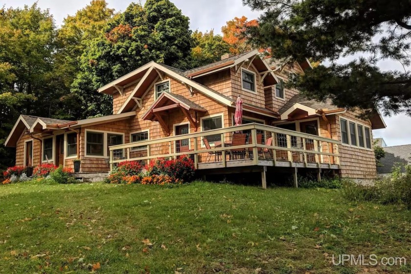A one of a kind home with a view of the bay and just steps from - Beach Home for sale in Grand Marais, Michigan on Beachhouse.com