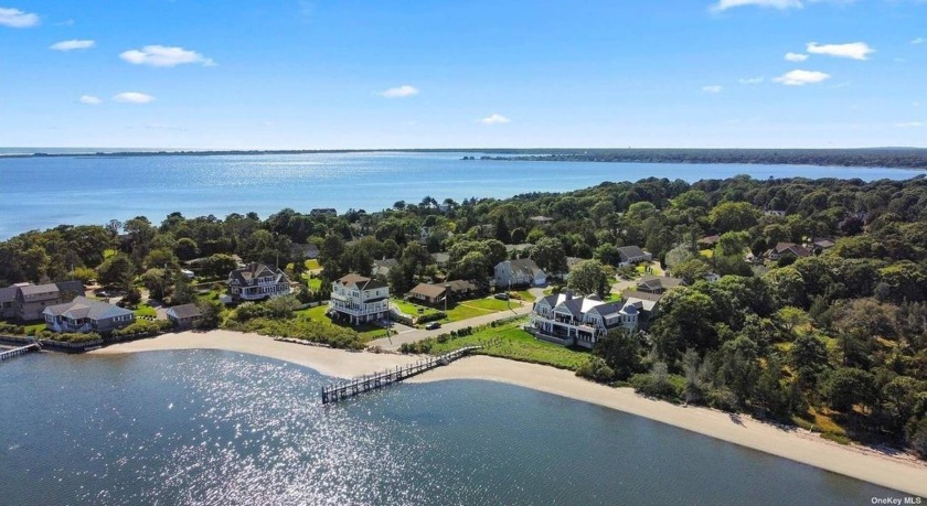 Architectural masterpiece situated on 175' of private sandy - Beach Home for sale in Hampton Bays, New York on Beachhouse.com