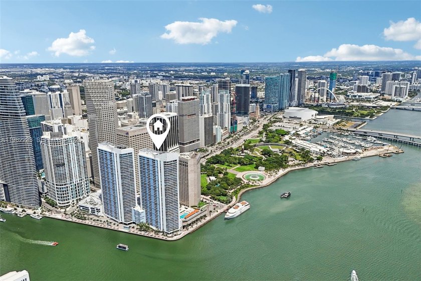 Located in the sought-after One Miami East Tower, this bayfront - Beach Condo for sale in Miami, Florida on Beachhouse.com