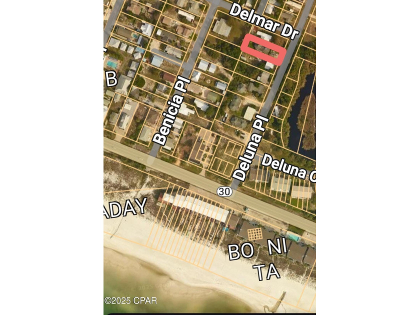 Prime Laguna Beach Lot - 121 Deluna Place, Panama City Beach, FL - Beach Lot for sale in Panama City Beach, Florida on Beachhouse.com