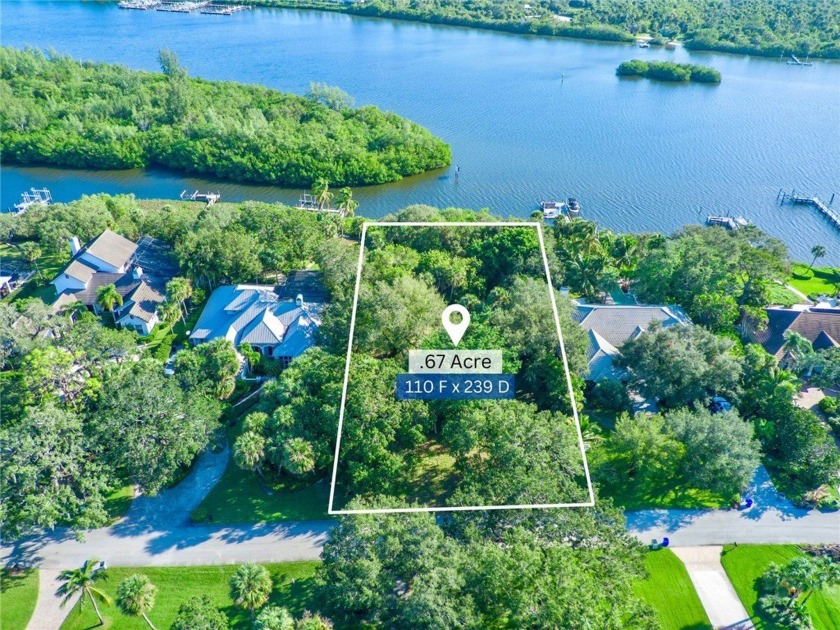 Experience the awe-inspiring beauty of this riverfront lot in - Beach Lot for sale in Vero Beach, Florida on Beachhouse.com