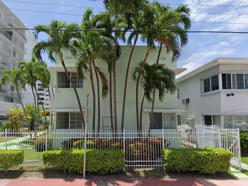 Explore the charm of this delightful MiMo building nestled in - Beach Townhome/Townhouse for sale in Miami Beach, Florida on Beachhouse.com