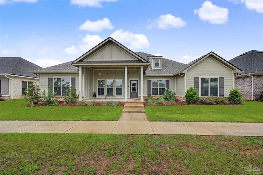 This 2022 built home featuring 4BR/3.5BA + flex room and 2-car - Beach Home for sale in Milton, Florida on Beachhouse.com