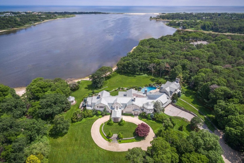 Privately tucked away on a 25-acre+- peninsula fronting Georgica - Beach Home for sale in East Hampton, New York on Beachhouse.com