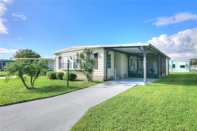 Affordable 2 bedroom 2 bath manufactured home in Barefoot Bay's - Beach Home for sale in Barefoot Bay, Florida on Beachhouse.com