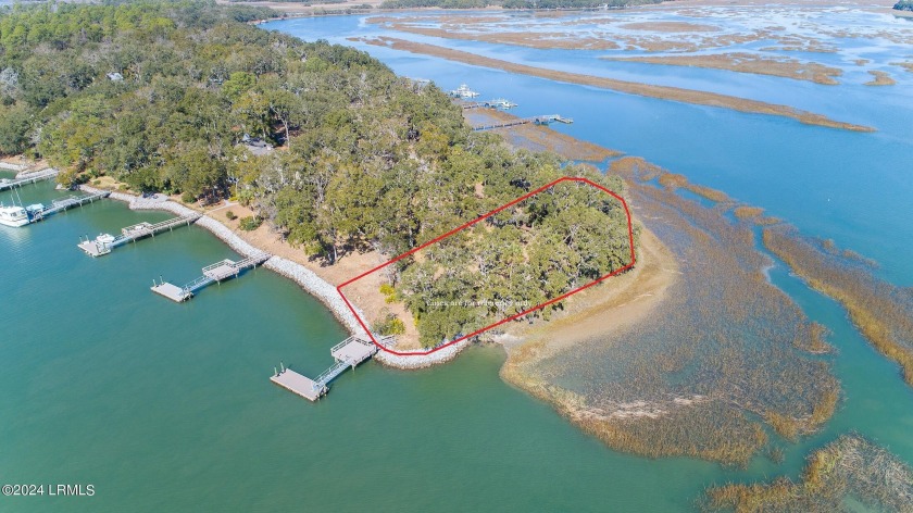 Imagine coming home to this spectacular deepwater peninsula with - Beach Lot for sale in Beaufort, South Carolina on Beachhouse.com