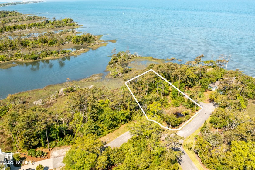 Rarely available McGinnis Point waterfront lot with spectacular - Beach Lot for sale in Pine Knoll Shores, North Carolina on Beachhouse.com