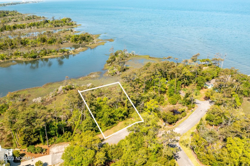 Rarely available McGinnis Point waterfront lot with spectacular - Beach Lot for sale in Pine Knoll Shores, North Carolina on Beachhouse.com
