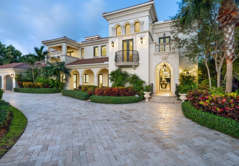 On this marvelously landscaped half-acre property with stately - Beach Home for sale in Boca Raton, Florida on Beachhouse.com