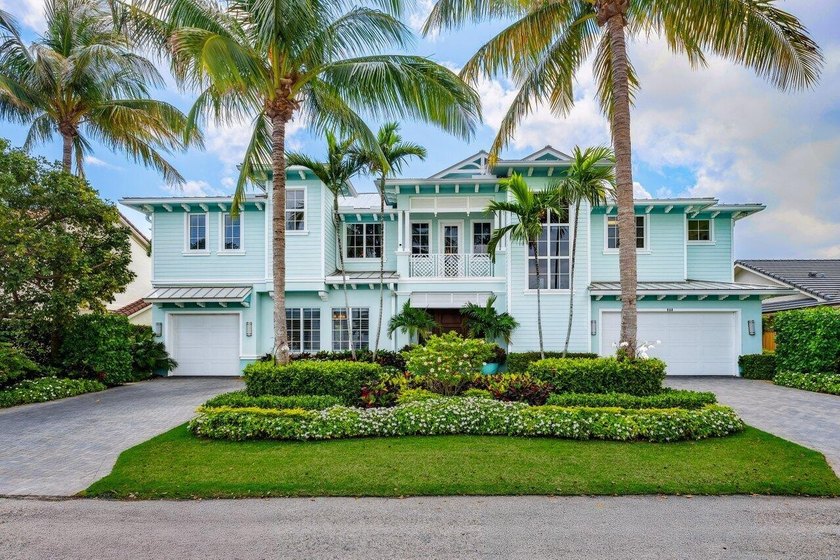 **Exquisite British West Indies/Key West-Inspired Waterfront - Beach Home for sale in Delray Beach, Florida on Beachhouse.com