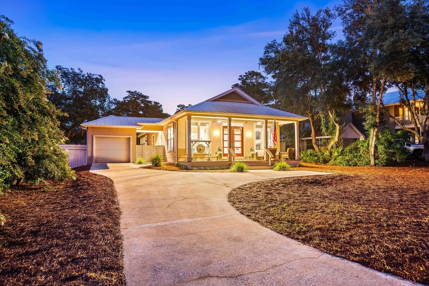 Located just off Scenic Highway 30A, this updated 3-bedroom+ - Beach Home for sale in Inlet Beach, Florida on Beachhouse.com