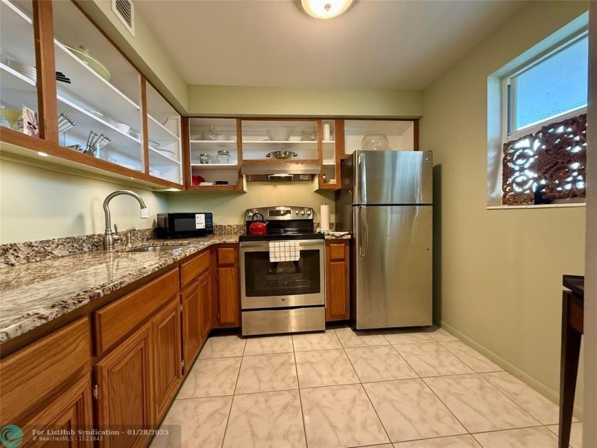 IMPACT WINDOWS in kitchen, bedroom & bath! Updated Bathroom - Beach Condo for sale in Fort Lauderdale, Florida on Beachhouse.com