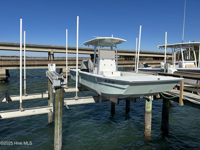 Deep water slip with 13,000lb lift on Radio Island. Short ride - Beach Lot for sale in Morehead City, North Carolina on Beachhouse.com