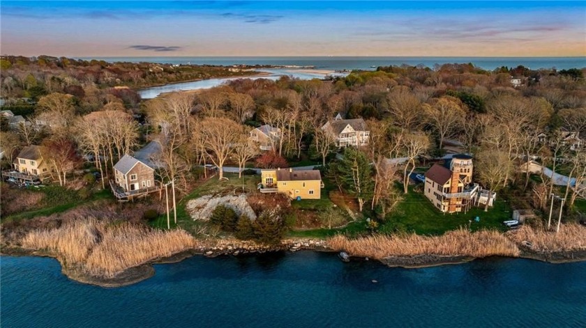 Welcome to waterfront living at its finest--perched above - Beach Home for sale in Narragansett, Rhode Island on Beachhouse.com